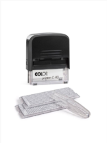 Colop Printer С55 Set-F, самонаборный штамп двумя кассами, 6 строк без рамки, 4 строки с рамкой, 59х23 мм.
